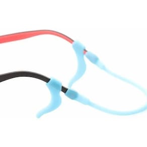 Cordão Suporte Orelha Óculos Criança Infantil Silicone Azul