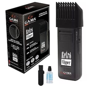 Maquina Aparador e Corta Cabelo Retro Clipper Gama