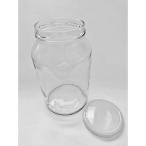 Pote De Vidro 3 Litros Com Tampa Metálica - Kit Com 4 Un