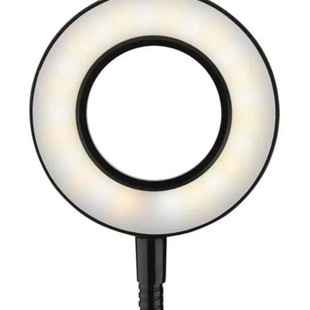Ring Light Iluminador Circulo Led De Mesa Com Clip On 360