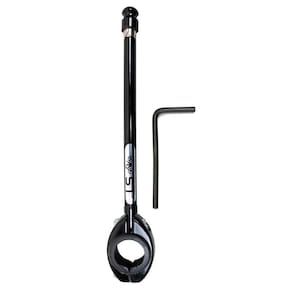 Antena Corta Pipa Cerol 6 Estágios Móvel Inox Guidão Preto
