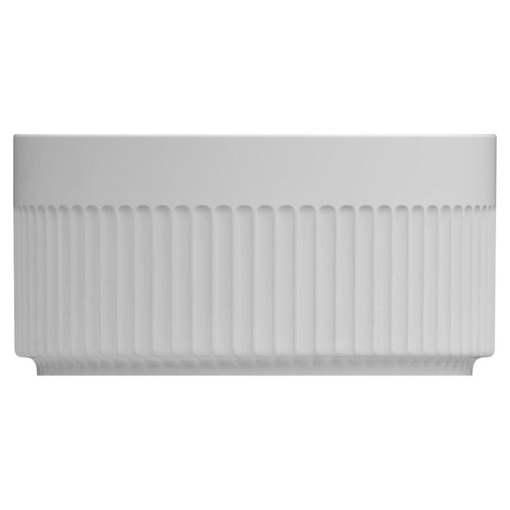 Tigela Ramekin 850 ml de Porcelana 14 cm Branca Germer