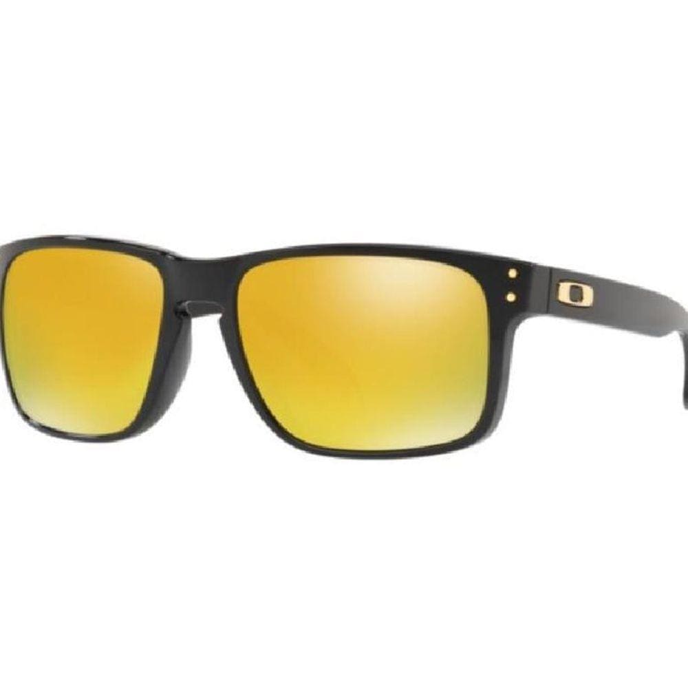 Óculos Sol Oakley Holbrook 9102 E3 55 Preto Lente Amarela