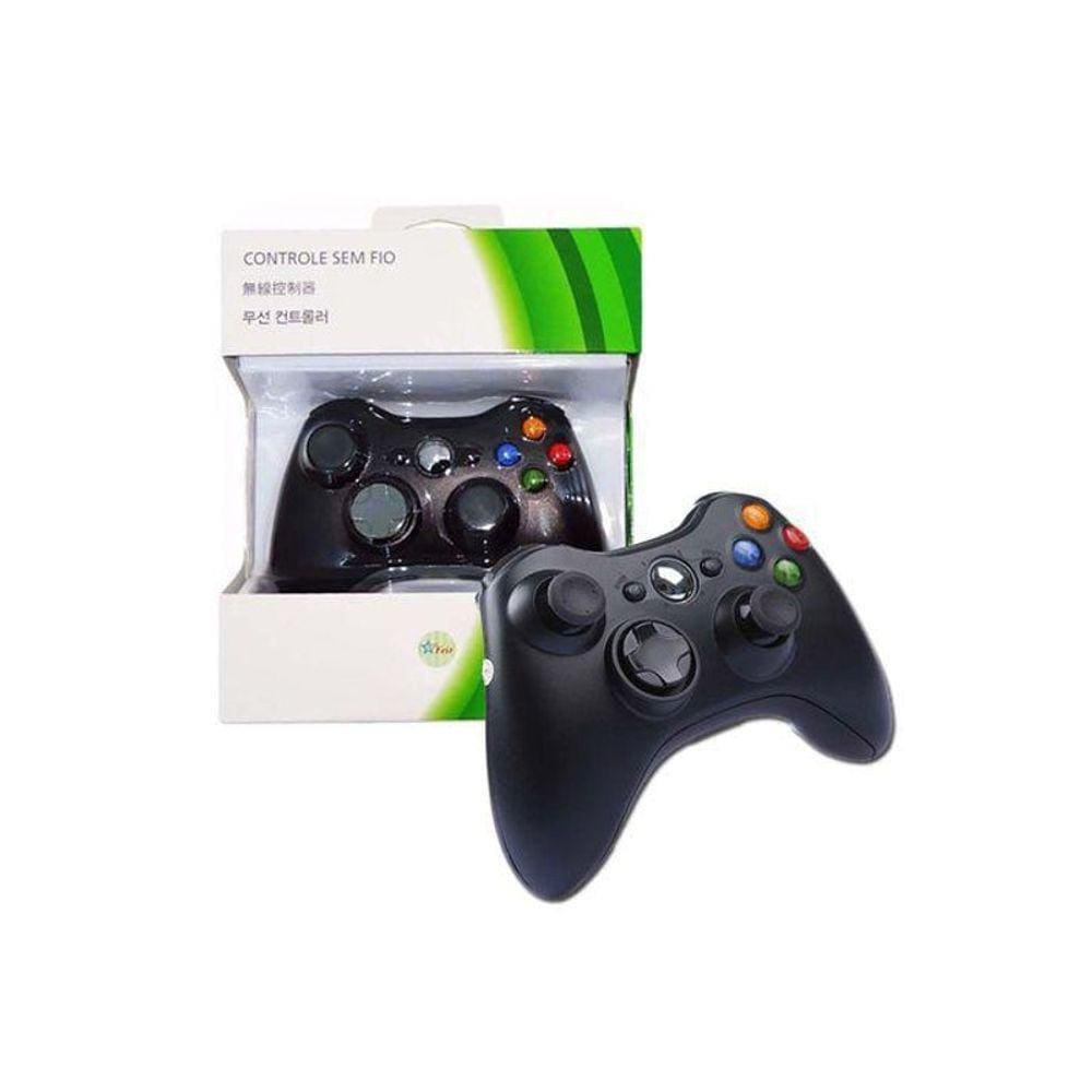 Controle Joystick Wireless Sem Fio Para Xbox 360 - Feir