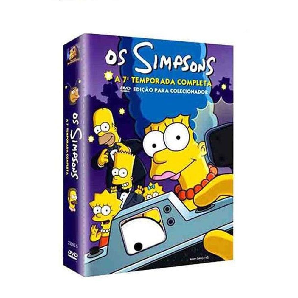 Box - Coleção Os Simpsons 7° Temporada (4 Dvds)