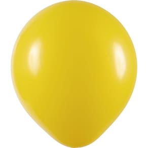Balão de Látex Amarelo - 16 Polegadas - 12 Unidades