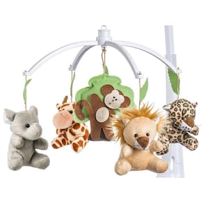 Móbile Para Berço Musical Animais Da Floresta - Safari