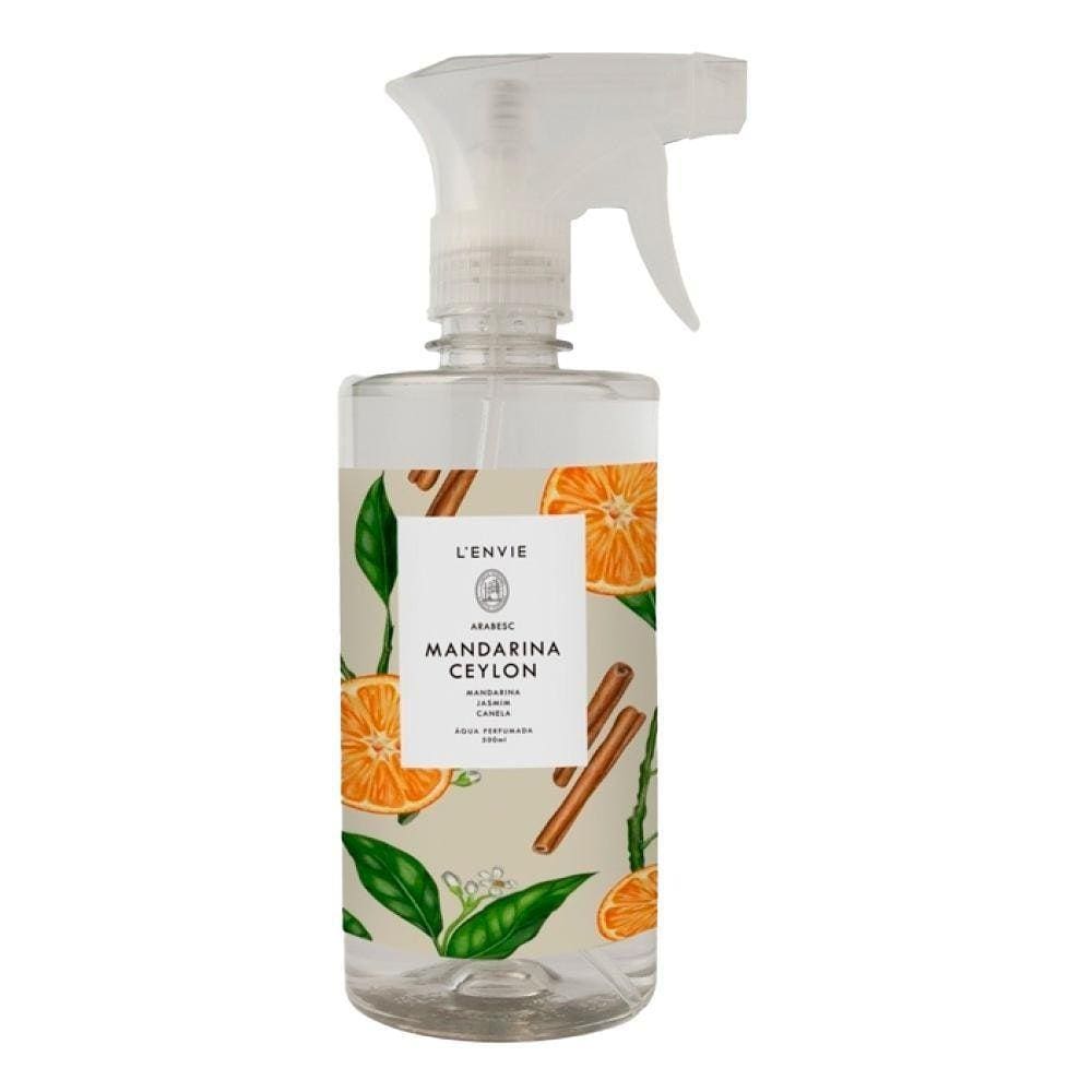 Água Perfumada Mandarina Ceylon 500Ml - Lenvie