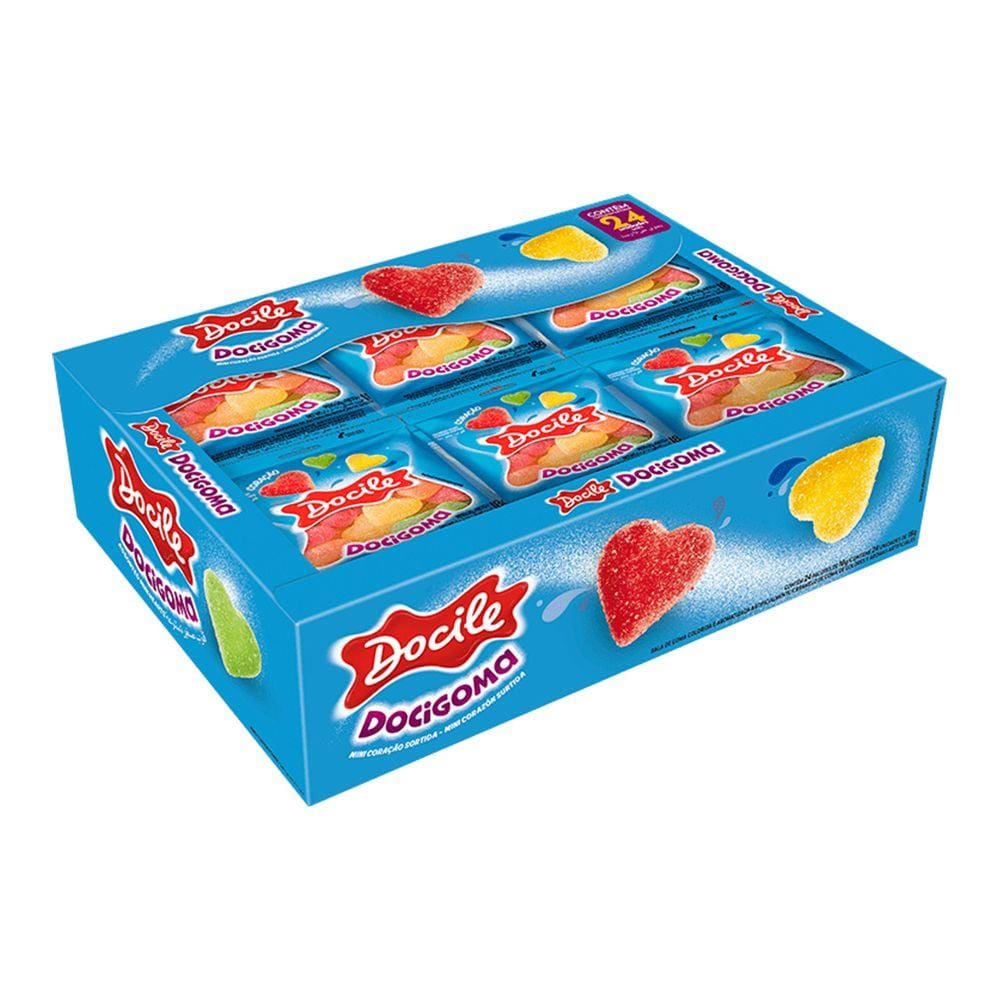 Bala de Goma Coração Docigoma - 432g