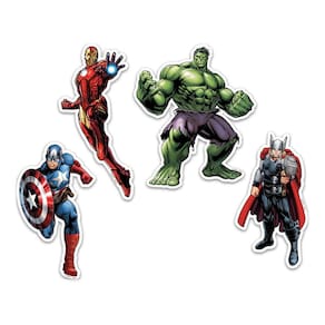 Topo de Bolo Vingadores Picks - 4 Itens