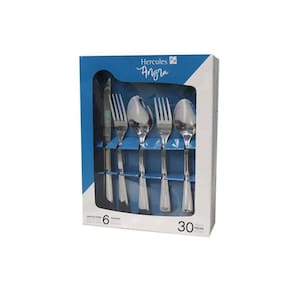 Faqueiro Aço Inox Angra 30 Peças - Hercules