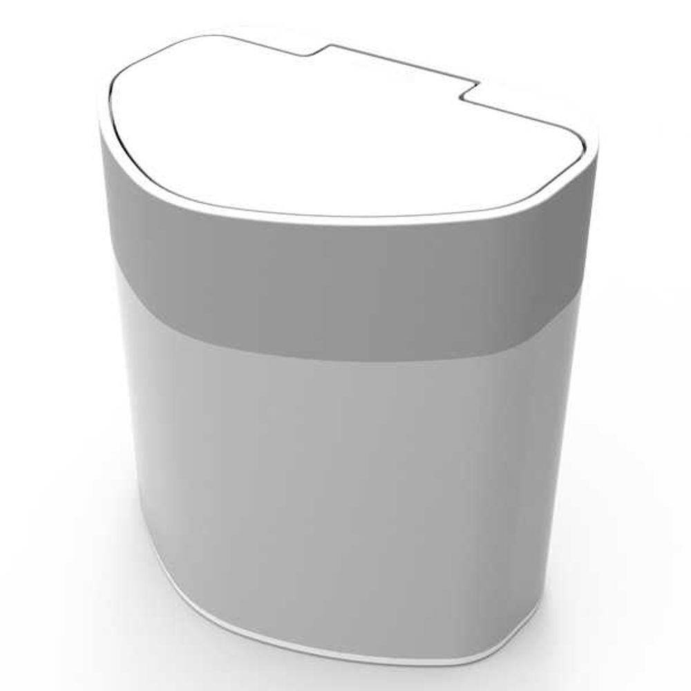 Lixeira Pia Plastica 5 Litros Branco Prat-k