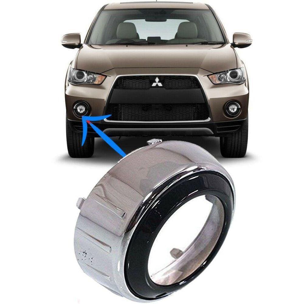 Moldura Do Farol Milha Neblina Outlander 2010 À 2013 Direito