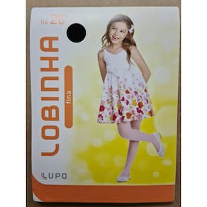 Meia Calça Fina Infantil Fio 20 Lupo Loba 2570.