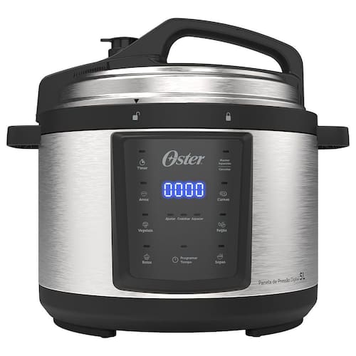 imagem-Panela de Pressão Elétrica Digital 5L Oster - 110V