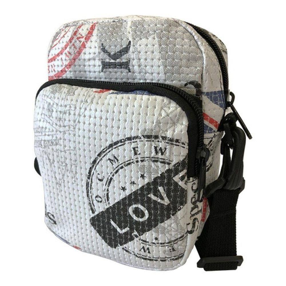 shoulder bolsa white pin refletiva