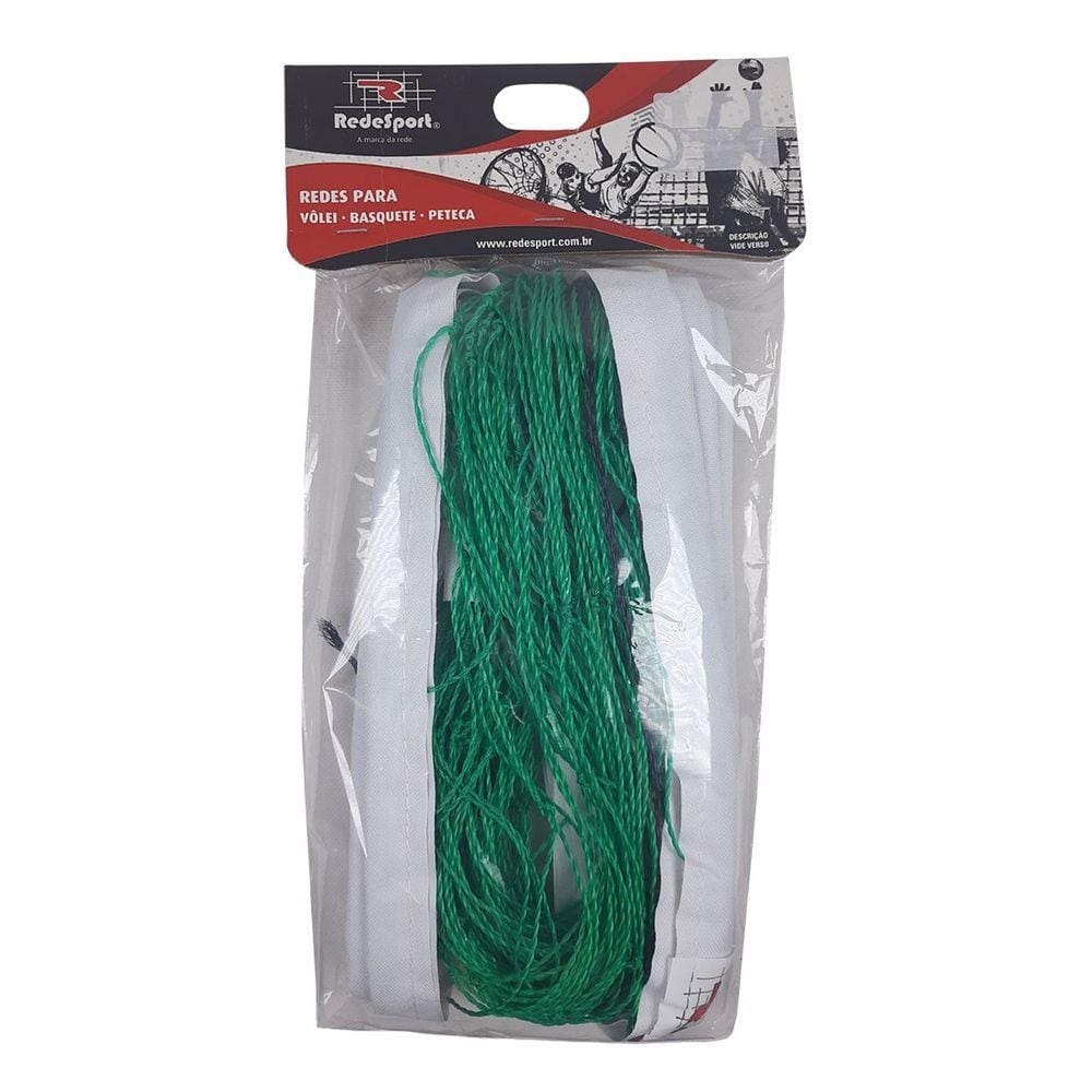 Rede Vôlei 1 Faixa Lazer Rede Sport Fio 1,5mm (4,50mt)