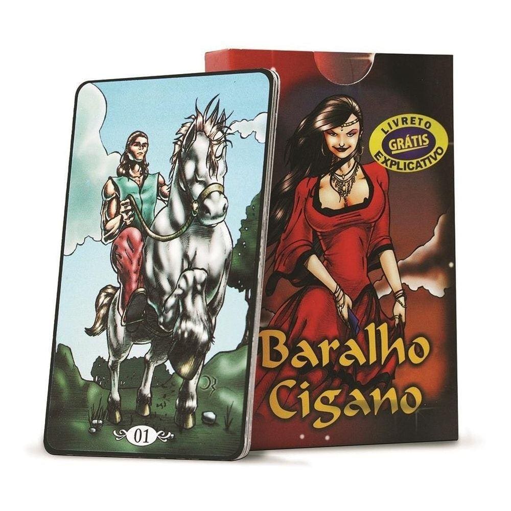 Tarot Cigano - Baralho Com 36 Cartas - Tenda Cigana