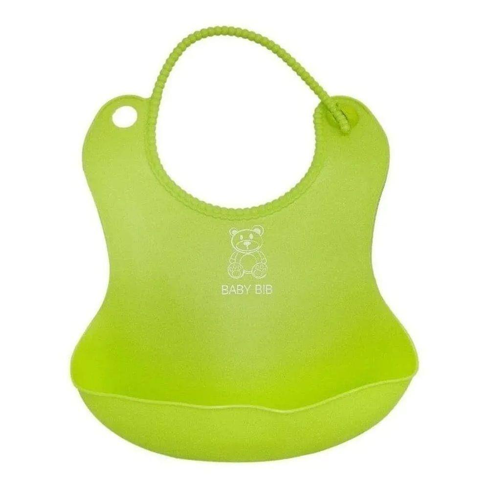 Babador Alimentação Bebe Plástico Fácil Limpeza Cata Migalha