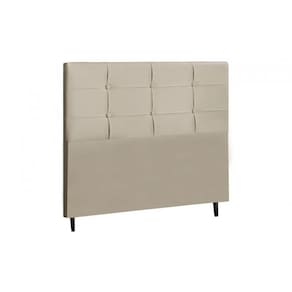 Cabeceira Casal King Jbe Style 195cm Bege Cama Box 193cm