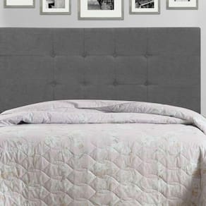 Cabeceira Casal King Jbe Barcelona 195cm Cinza Box 193cm