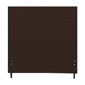 Cabeceira Casal King Jbe Barcelona 195cm Marrom Box 193cm