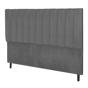Cabeceira Casal King Jbe Leblon Marrom 195cm Box 193cm Cinza