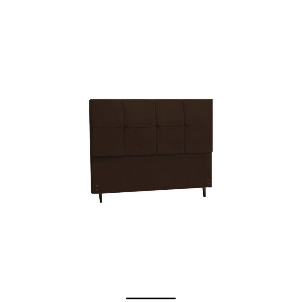Cabeceira Solteiro Jbe Moveis Paris 94cm Marrom Box 88cm