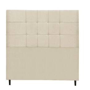 Cabeceira Casal King Jbe Barcelona 195cm Bege Cama Box 193cm