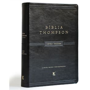 Biblia Thompson Preta Luxo Letra Grande
