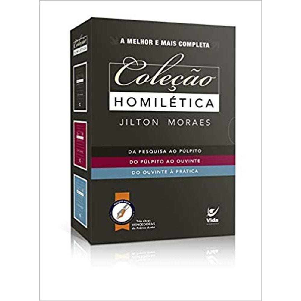 Colecao Homiletica 3 Vol  Jilton Moraes