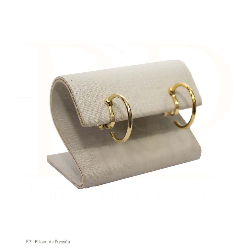 Bp Brinco De Pressao Argola De 1,50 Cm Metal Banhado Dourado