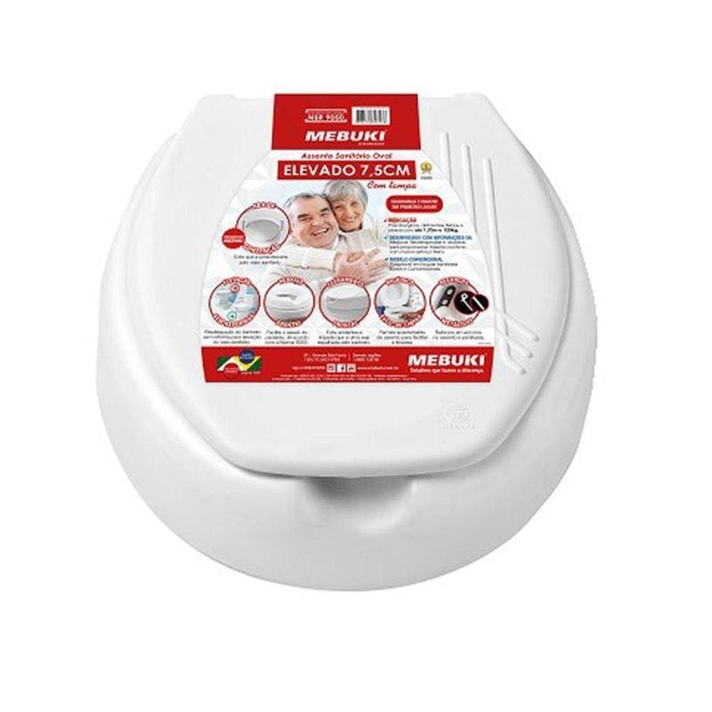 Elevação Assento Sanitário 7,5 Cm De Altura