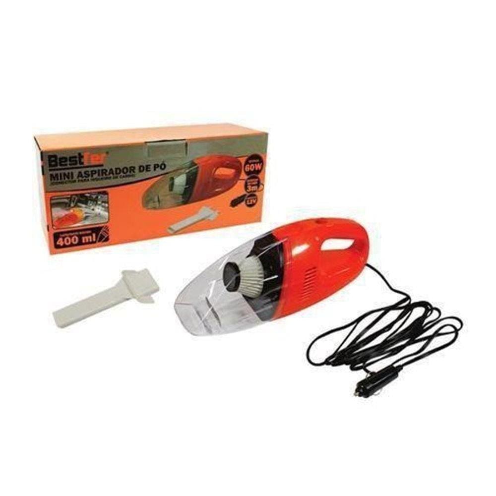 Aspirador De Pó Automotivo Bestfer 60W Conector 12V