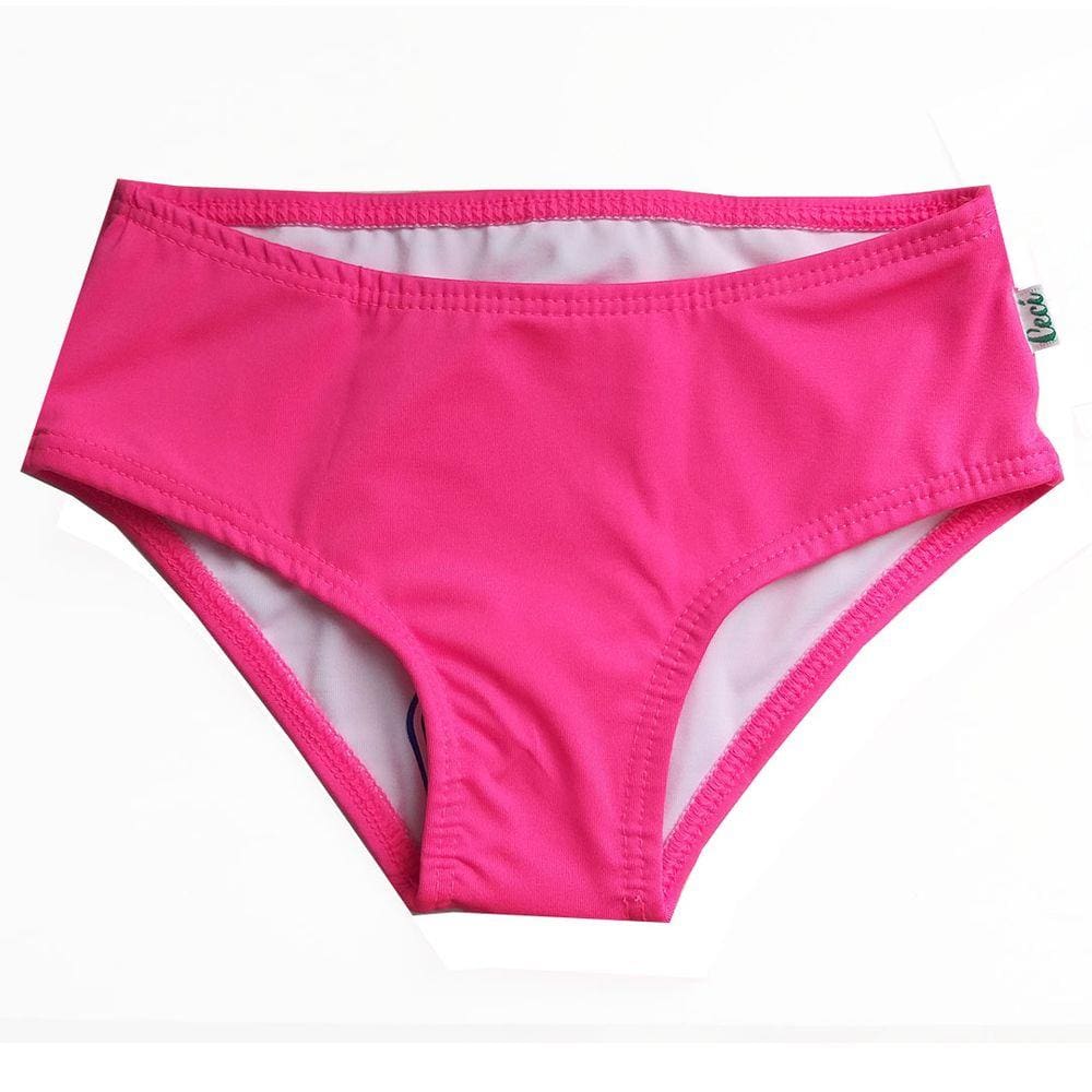 Biquíni Infantil Calcinha Avulsa Rosa Neon Cecí