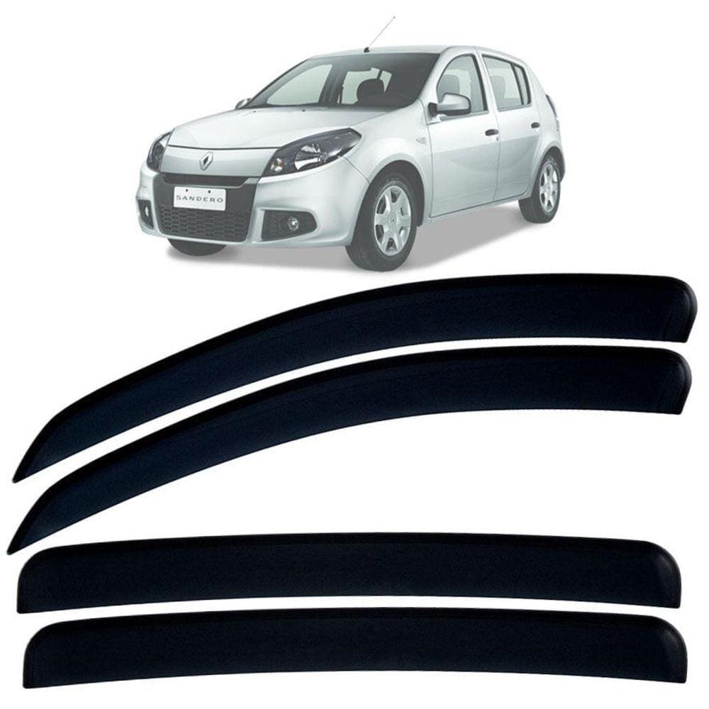 Calha de Chuva TG Poli Renault Sandero 07/14 4 Portas