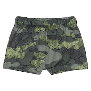 Shorts Praia Infantil Camuflado Verde Quimby