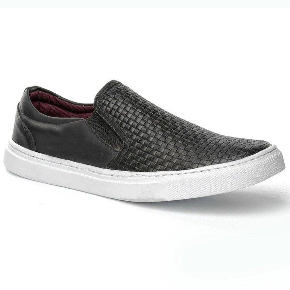 Sapatenis casual masculino slip on iate lancamento sapatofran relogio street  walker | Ponto