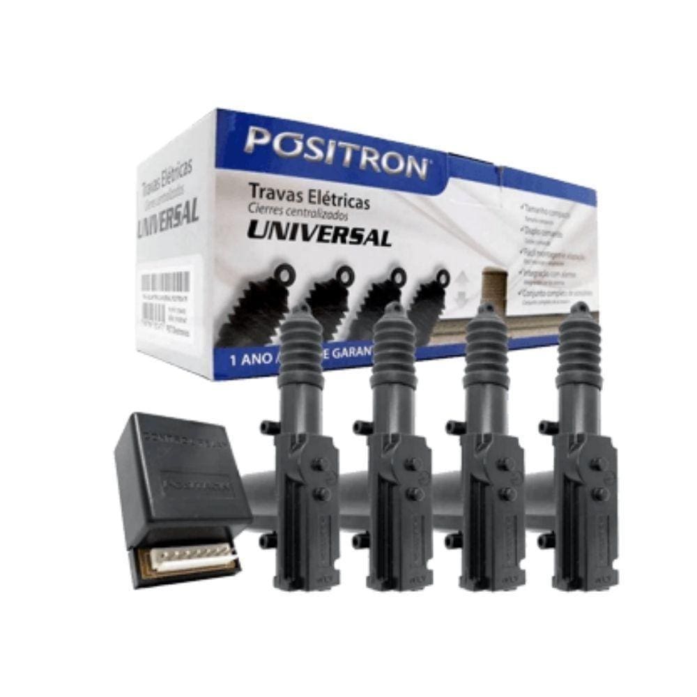Kit Trava Elétrica Universal Pósitron 4P