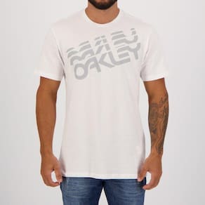 Camiseta Oakley Heritage Skull Graphic WT23 Masculina Branco Branco