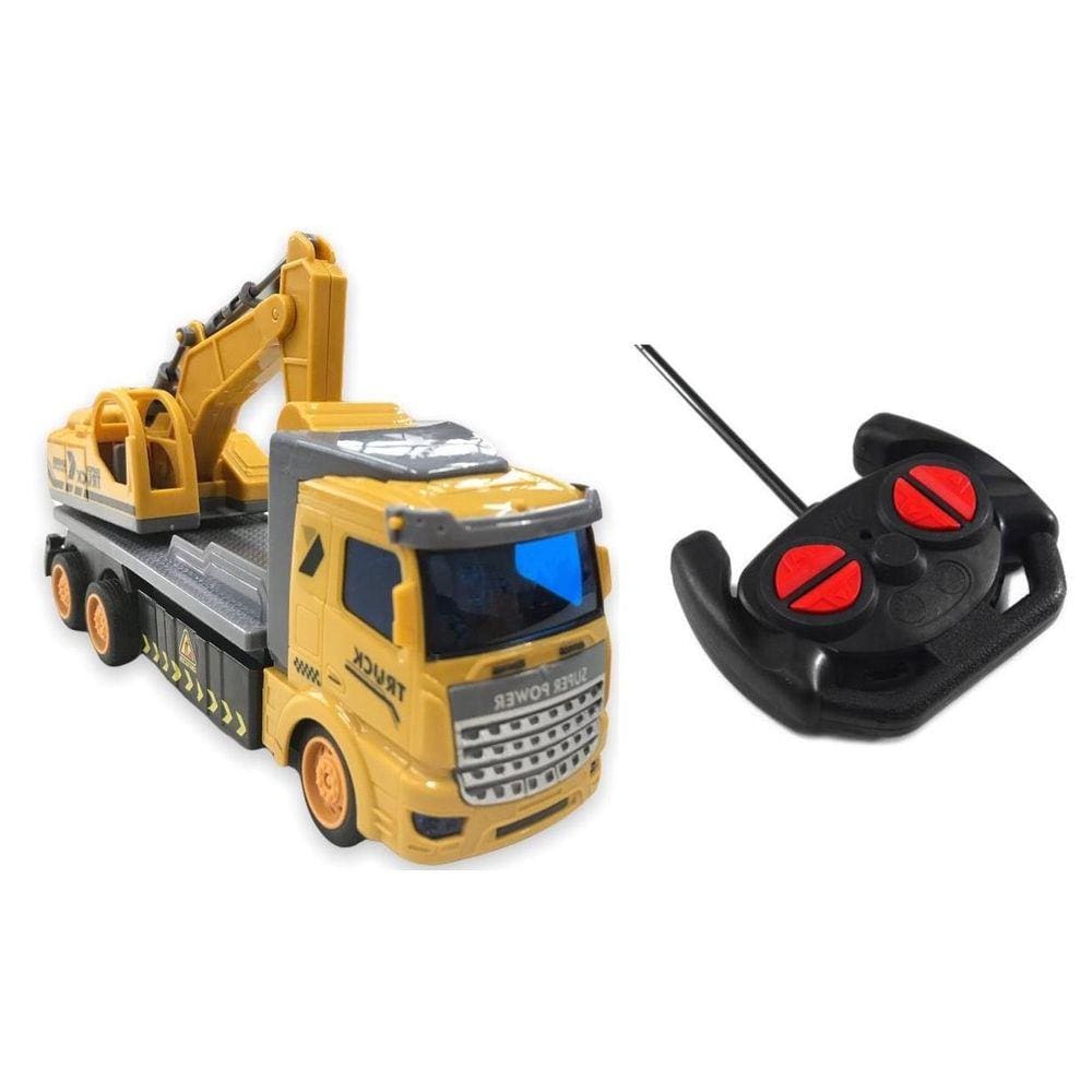 Brinquedo Caminhão Com Controle Remoto Big Truk