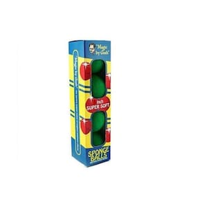 4 Bolas Goshman Super Soft 1 Inch Cores Variadas Cor Amarelo