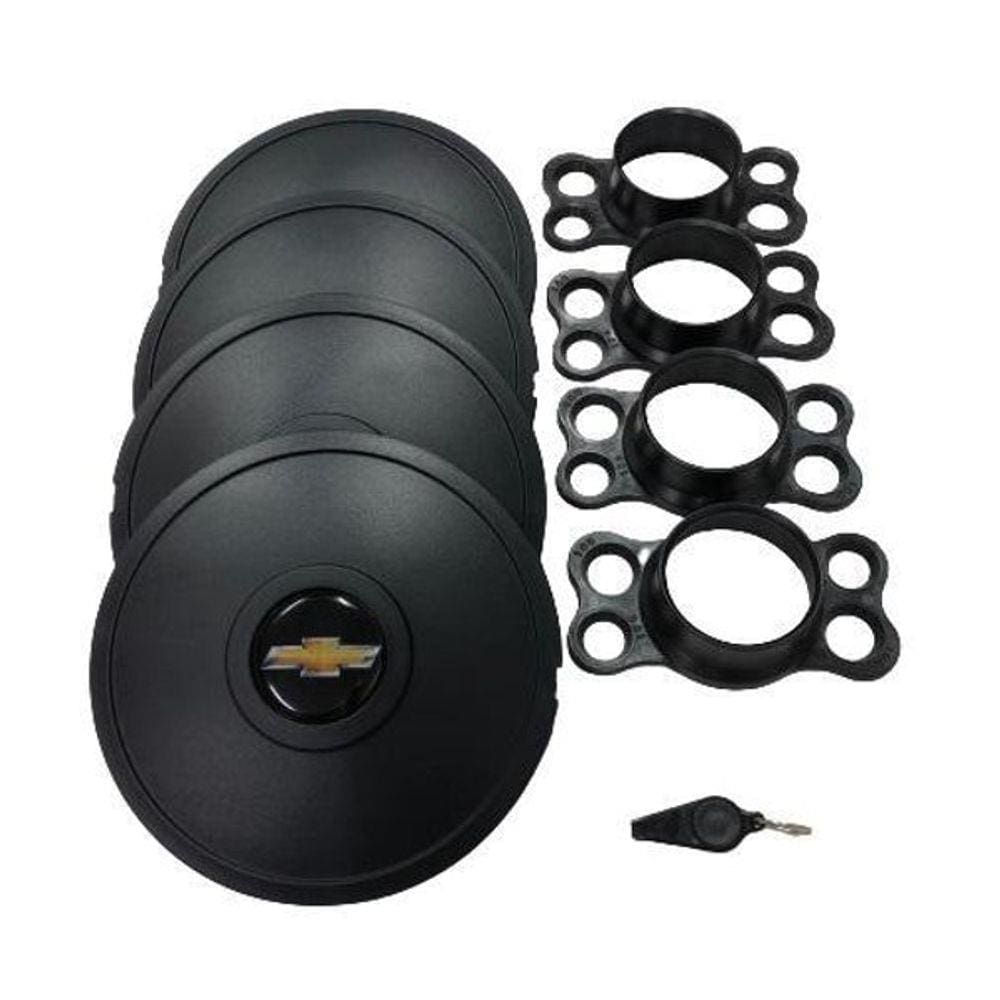 Calotas Miollo Gm Corsa Aro 13 1994/2012 Tradicional Preto