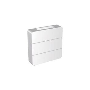 Arandela Blumenau Clean Led Aletada 6W Bivolt 3000K Branca