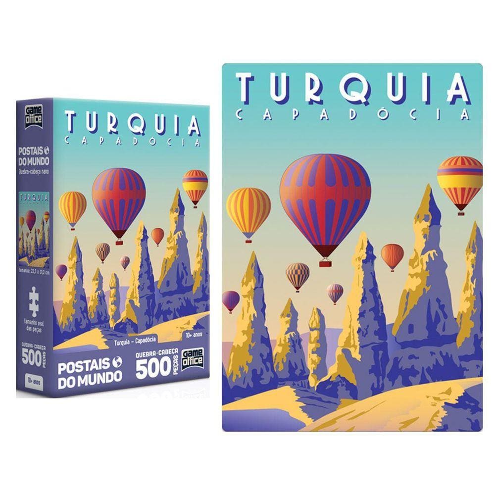 Quebra Cabeca 500 Pecas Nano - Pm - Turquia Capadocia Toyster