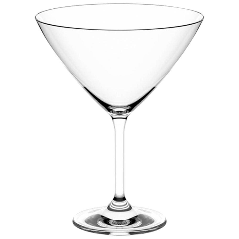 Taça Para Martini Titânio Copo Dry Cristal Drink 210ml Haus