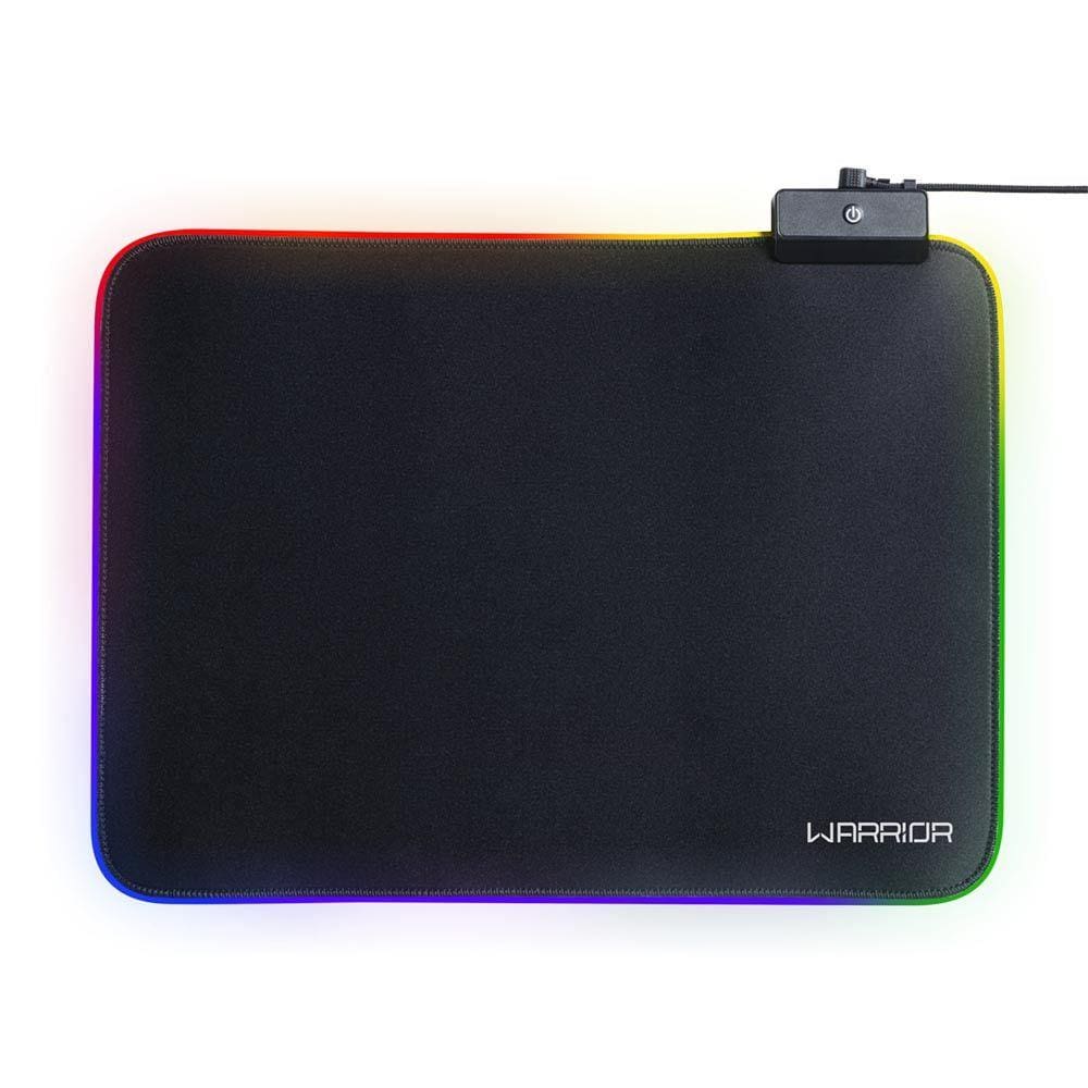 Mousepad Cronos Gamer Flexível com LED e conexão USB Warrior - AC333
