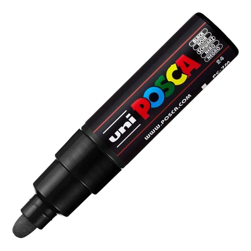 Caneta Posca Uniball PC-7M Preto