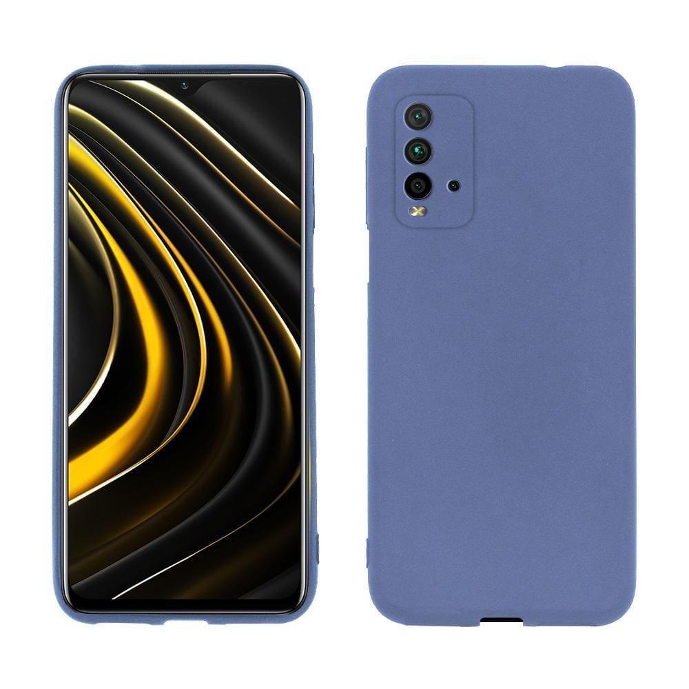 Capa protetora de silicone Smartphone Xiaomi Redmi 9T, azul