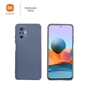Capa protetora de silicone Smartphone Redmi Note 10 Pro, cinza